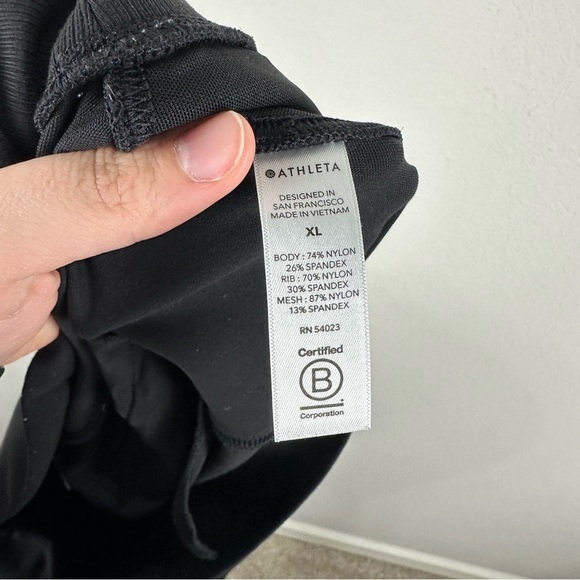Athleta Black Venice Mid Rise Jogger Athleisure Pants Size XL - Picture 7 of 9